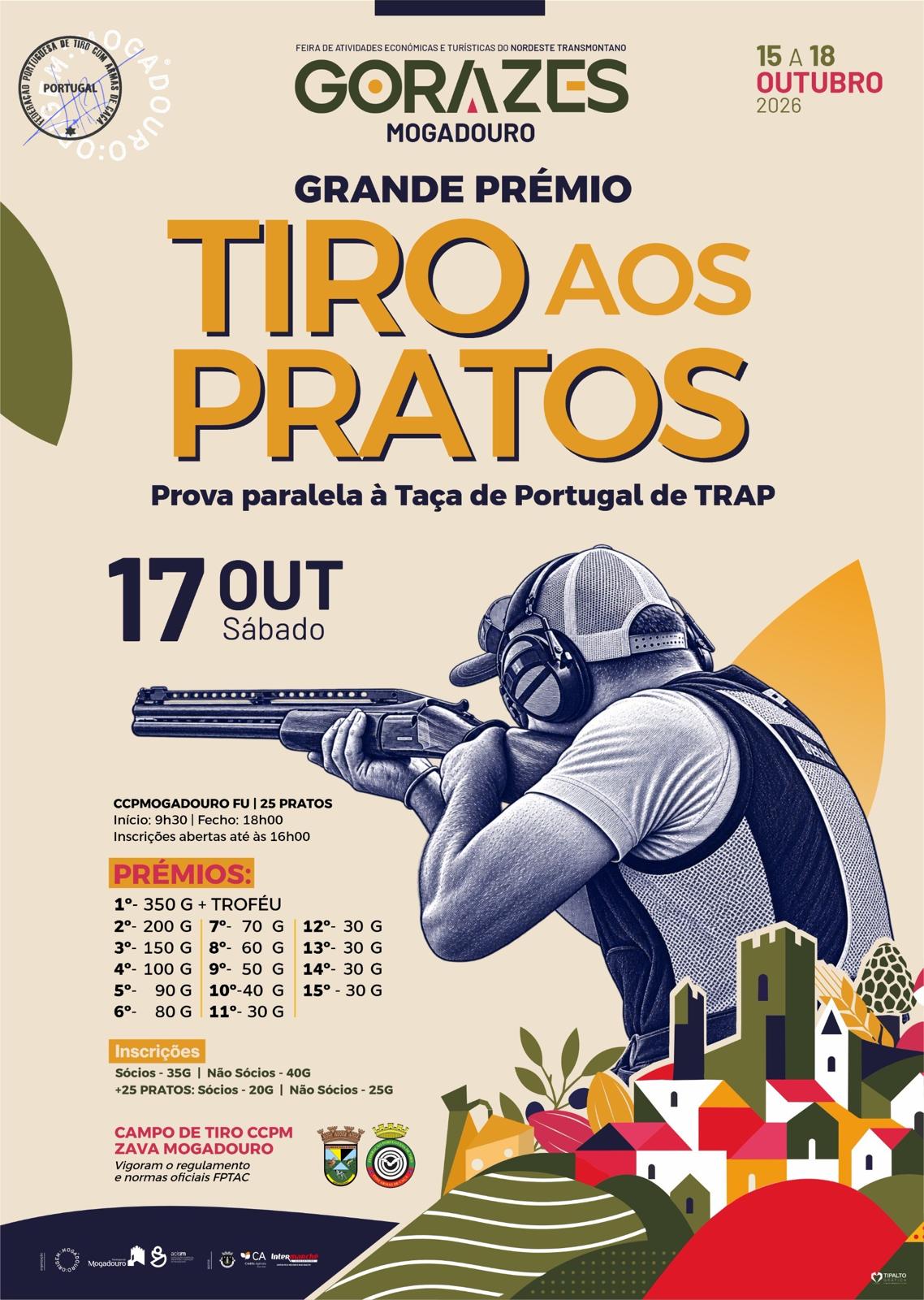 Grande Prémio tiro aos pratos Gorazes 2026 - Mogadouro